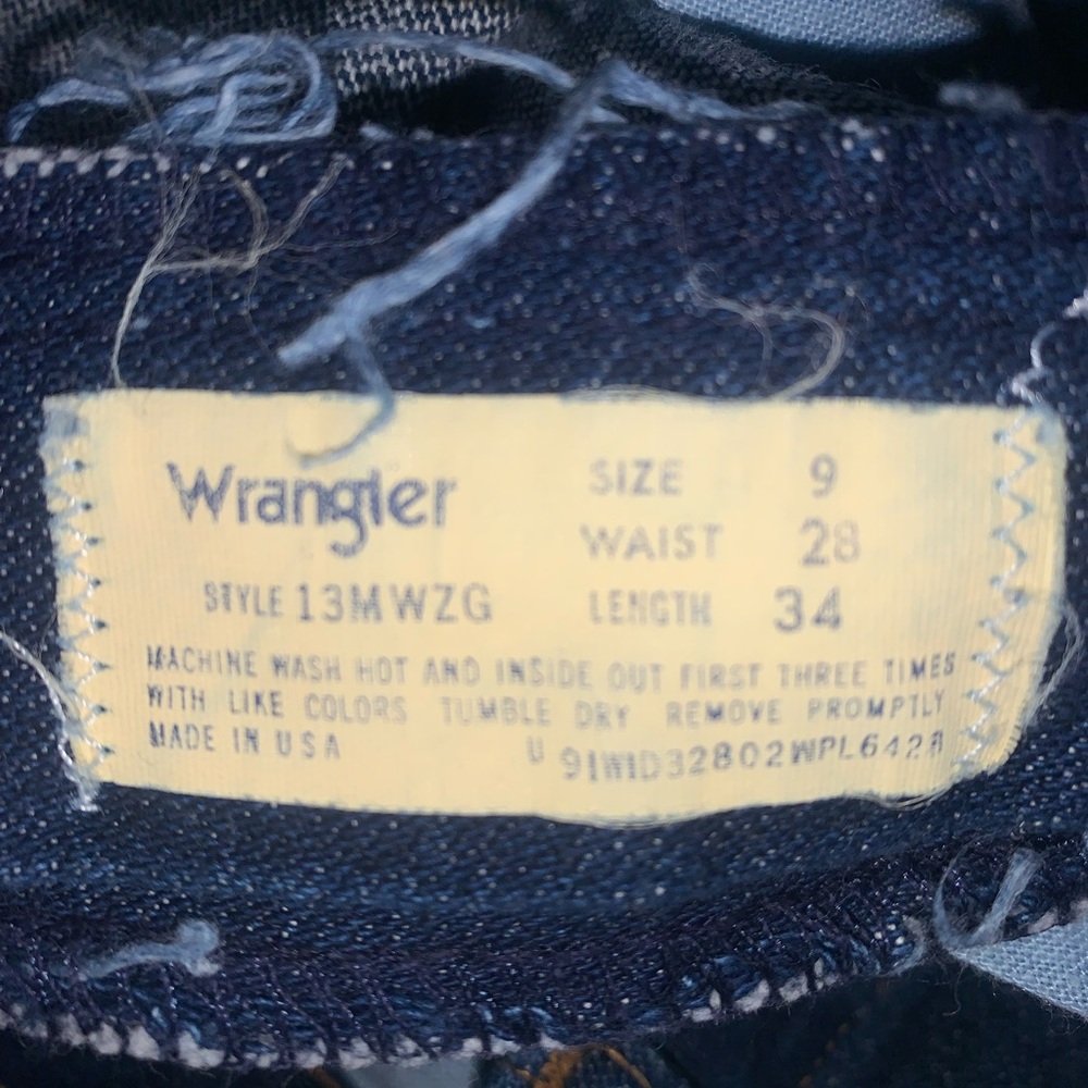 Vintage Wrangler’s Women’s Jeans Size 9/28 waist. - Picture 4 of 6